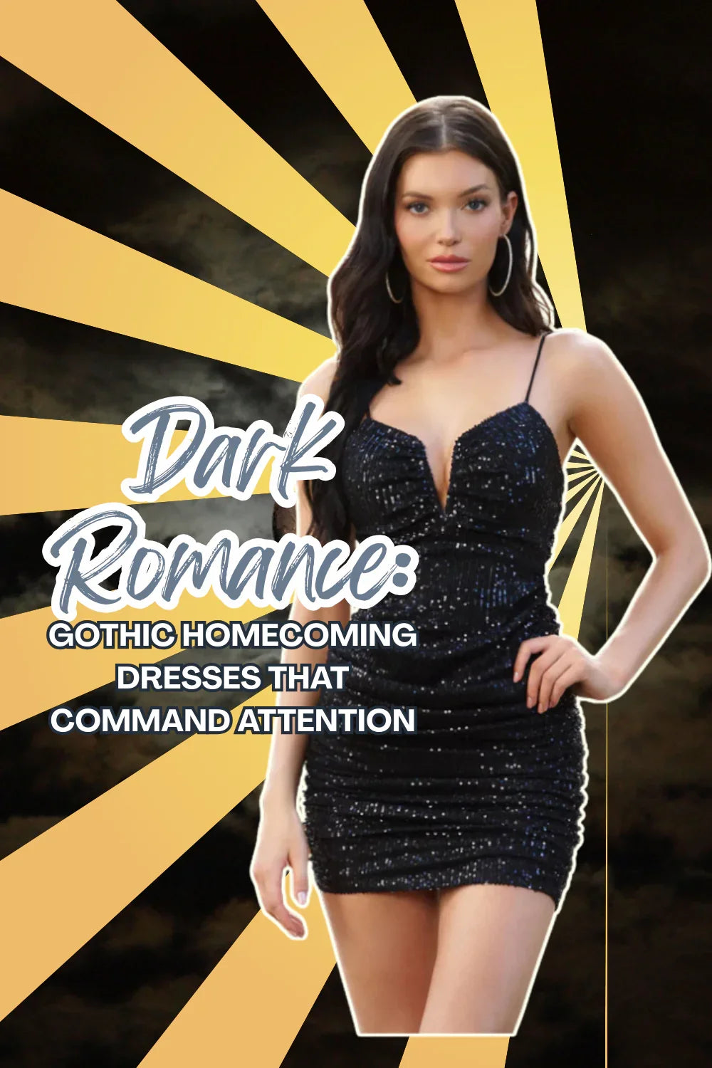 Dark Romance: Gothic Homecoming Dresses That Command Attention