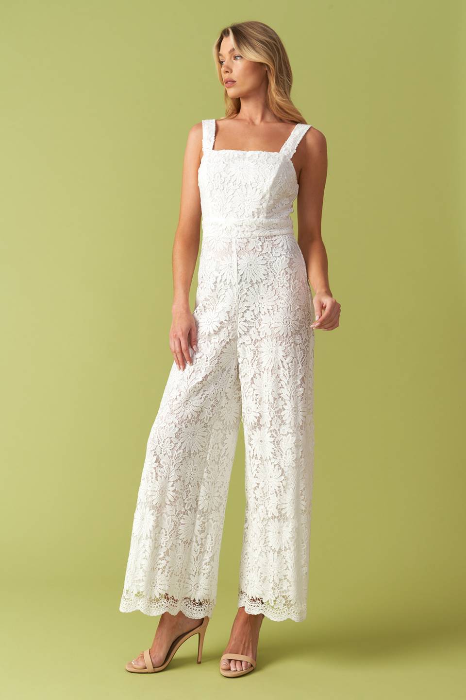 White Jumpsuits & Rompers