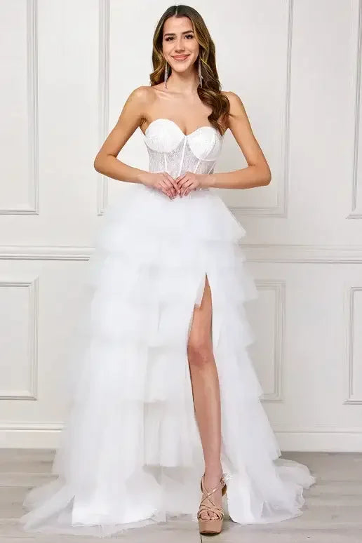 Tennessee Gown - Tiered Lace Corset Ball Gown