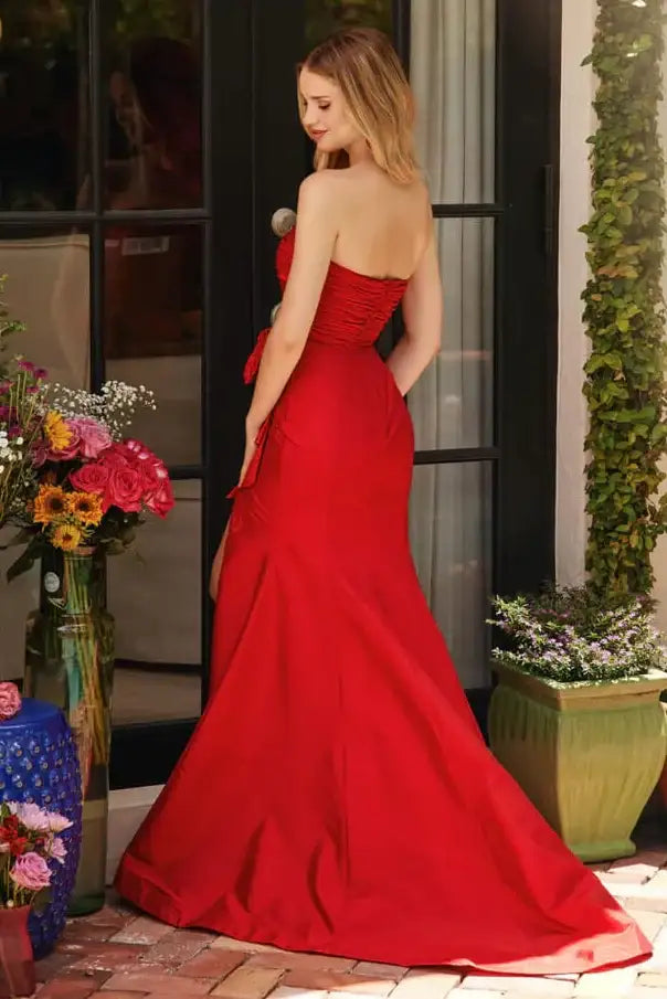 40072 - Ava Presley - Strapless Dress with Bow