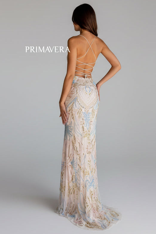 4156 - Primavera - Vintage Inspired Beaded Gown