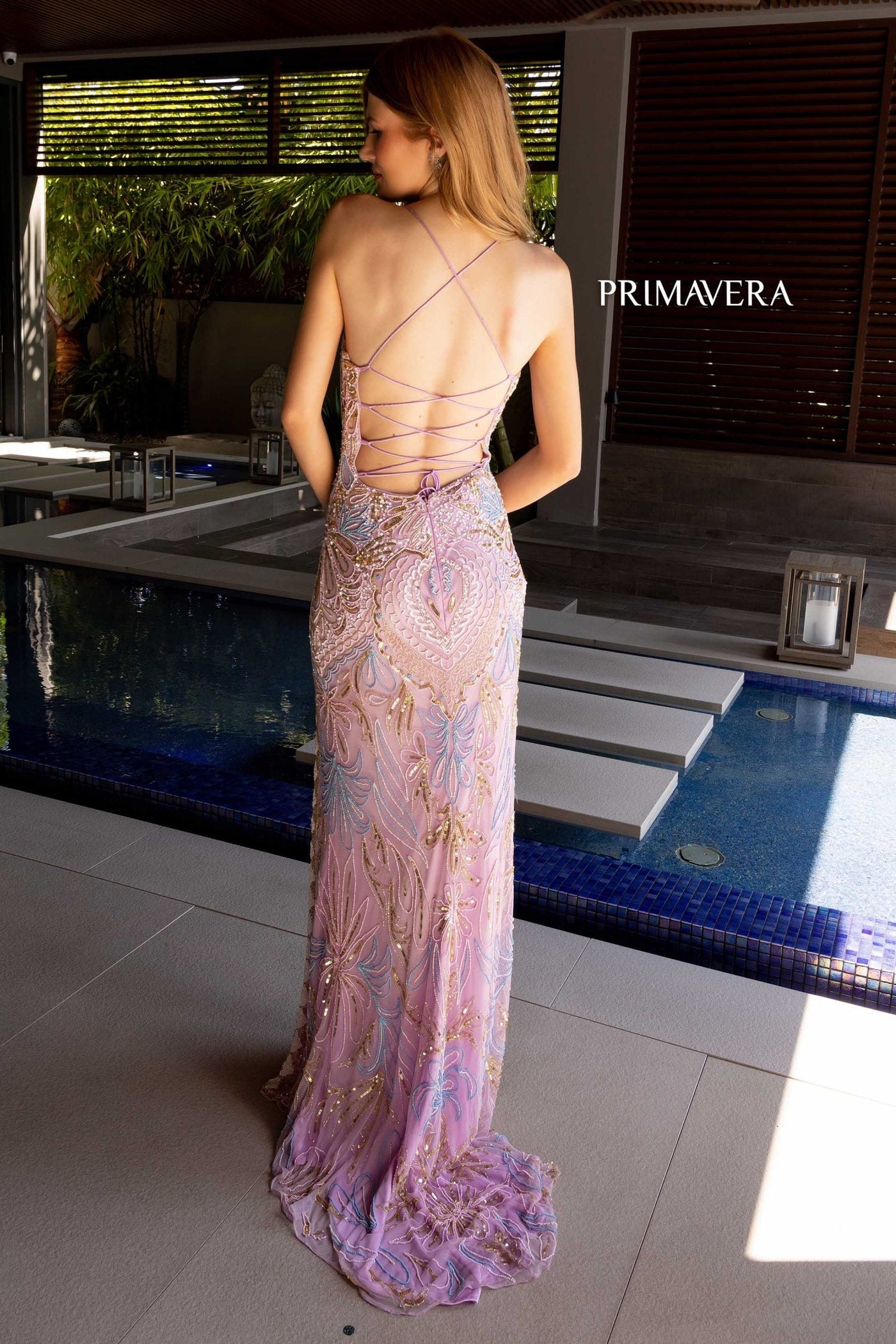 4156 - Primavera - Vintage Inspired Beaded Gown