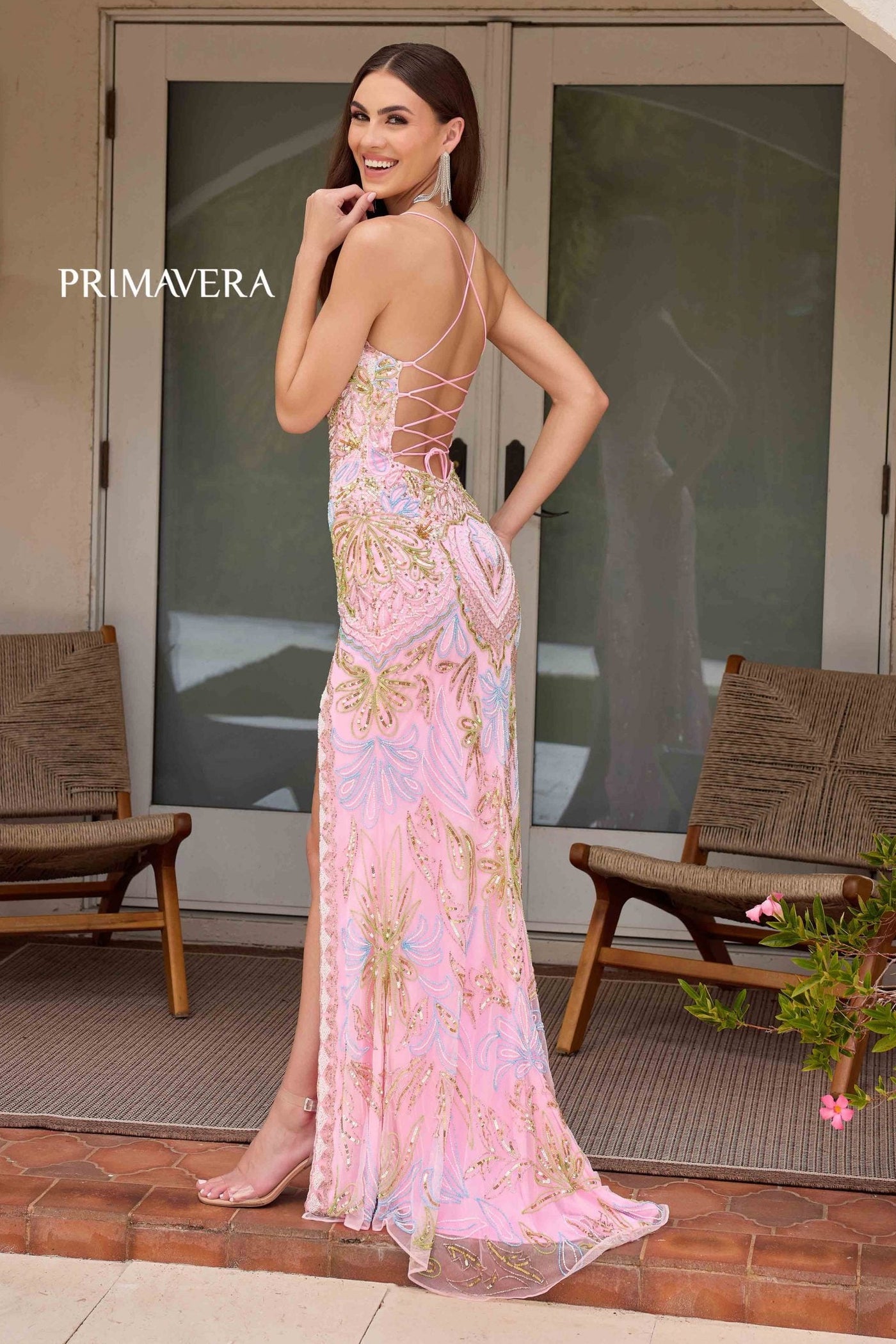 4156 - Primavera - Vintage Inspired Beaded Gown