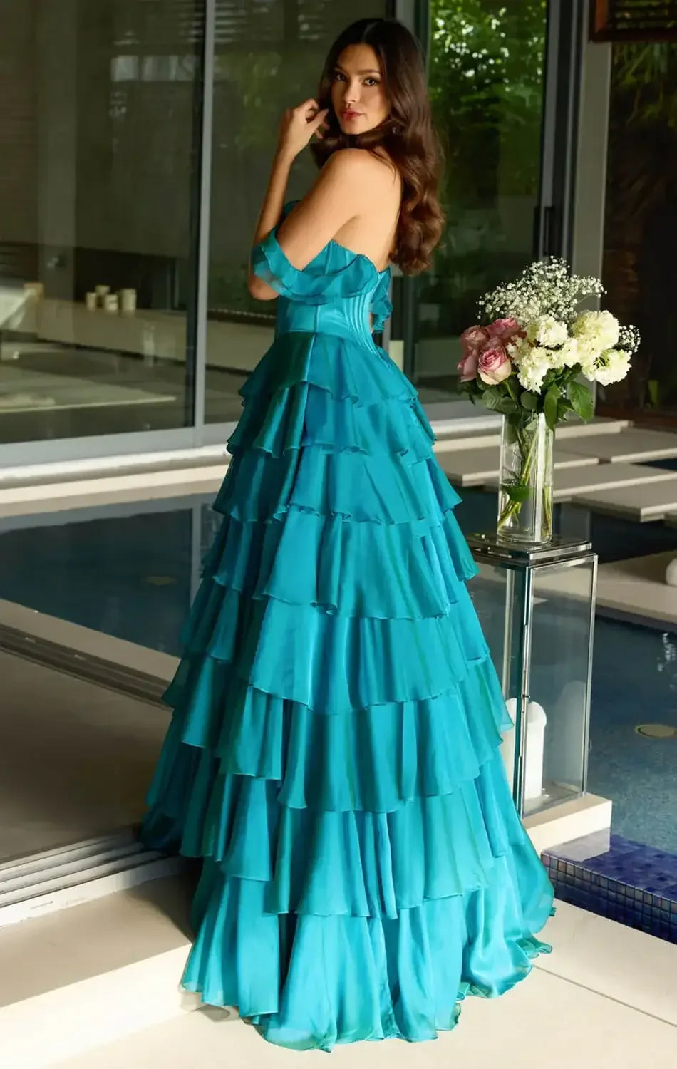 42213 - Ava Presley - Tiered Ball Gown