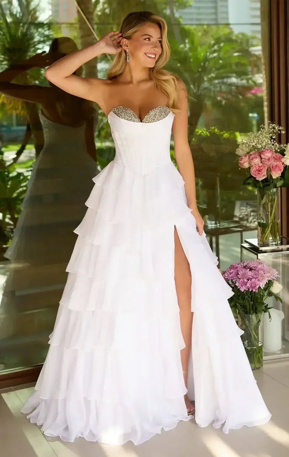 42213 - Ava Presley - Tiered Ball Gown