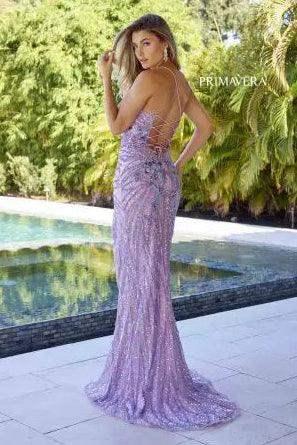 4319 - Primavera - Long Beaded Dress