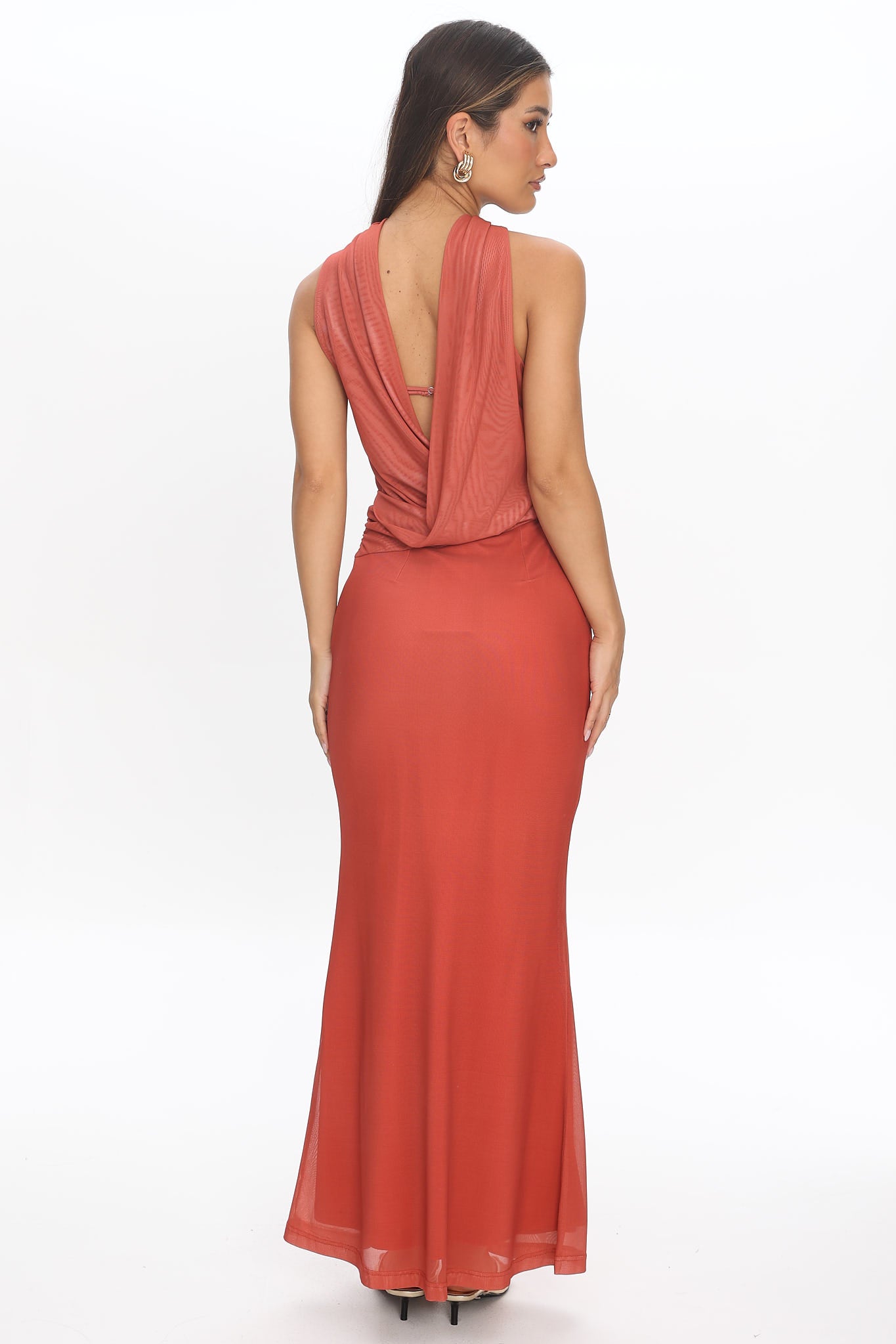 Cleo Maxi Dress - Strapless Floral Print Dress