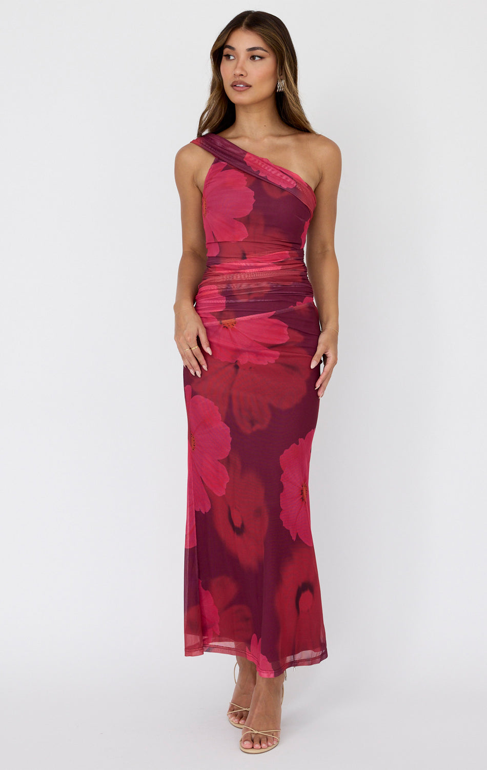 BINDI MAXI DRESS - PINK FLORAL