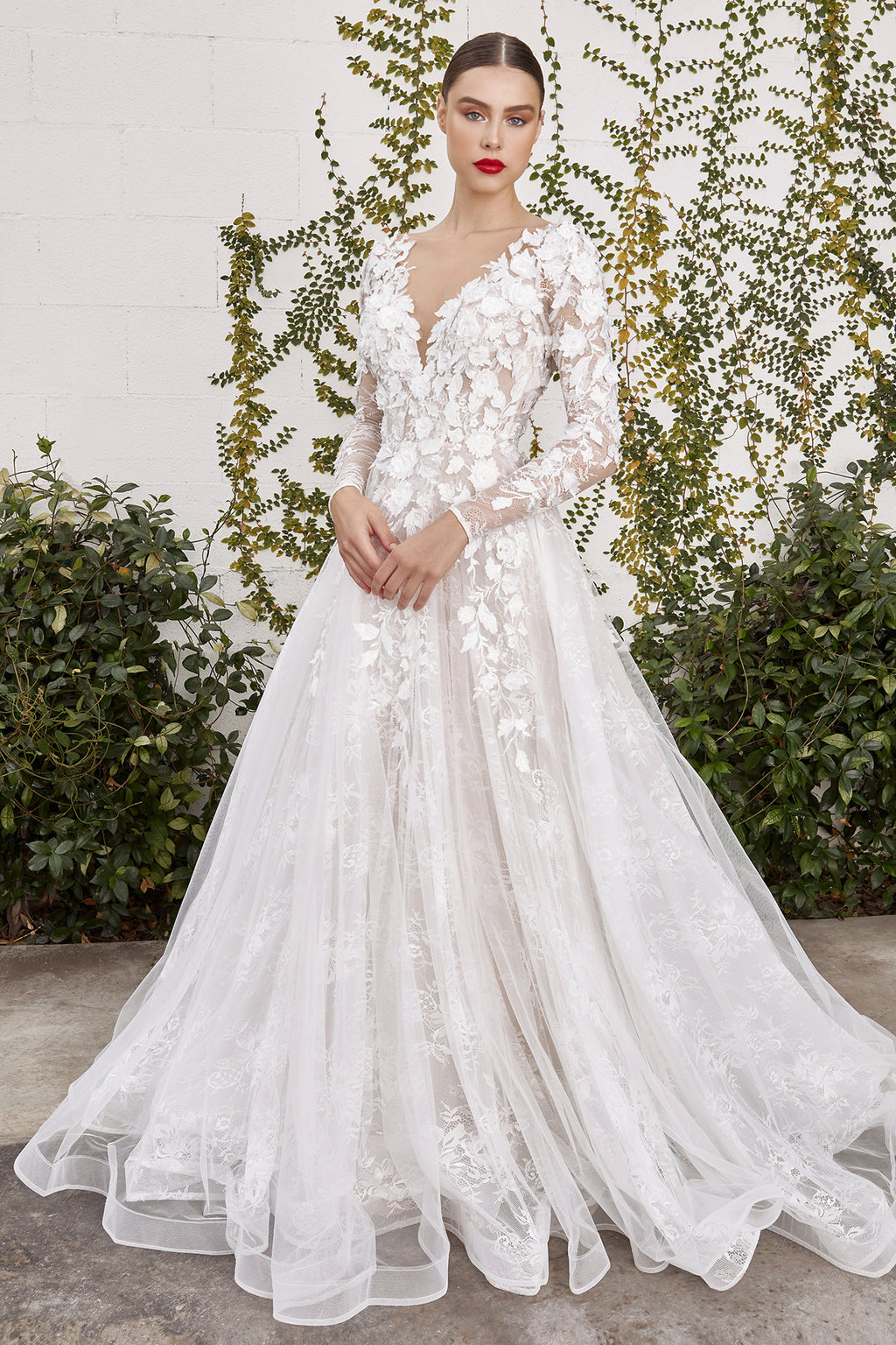 ball gown wedding dress long sleeve Luxurious Sequins Bridal Sleeves Satin Maxi Dress Ball Gown Long Sleeves Lace
