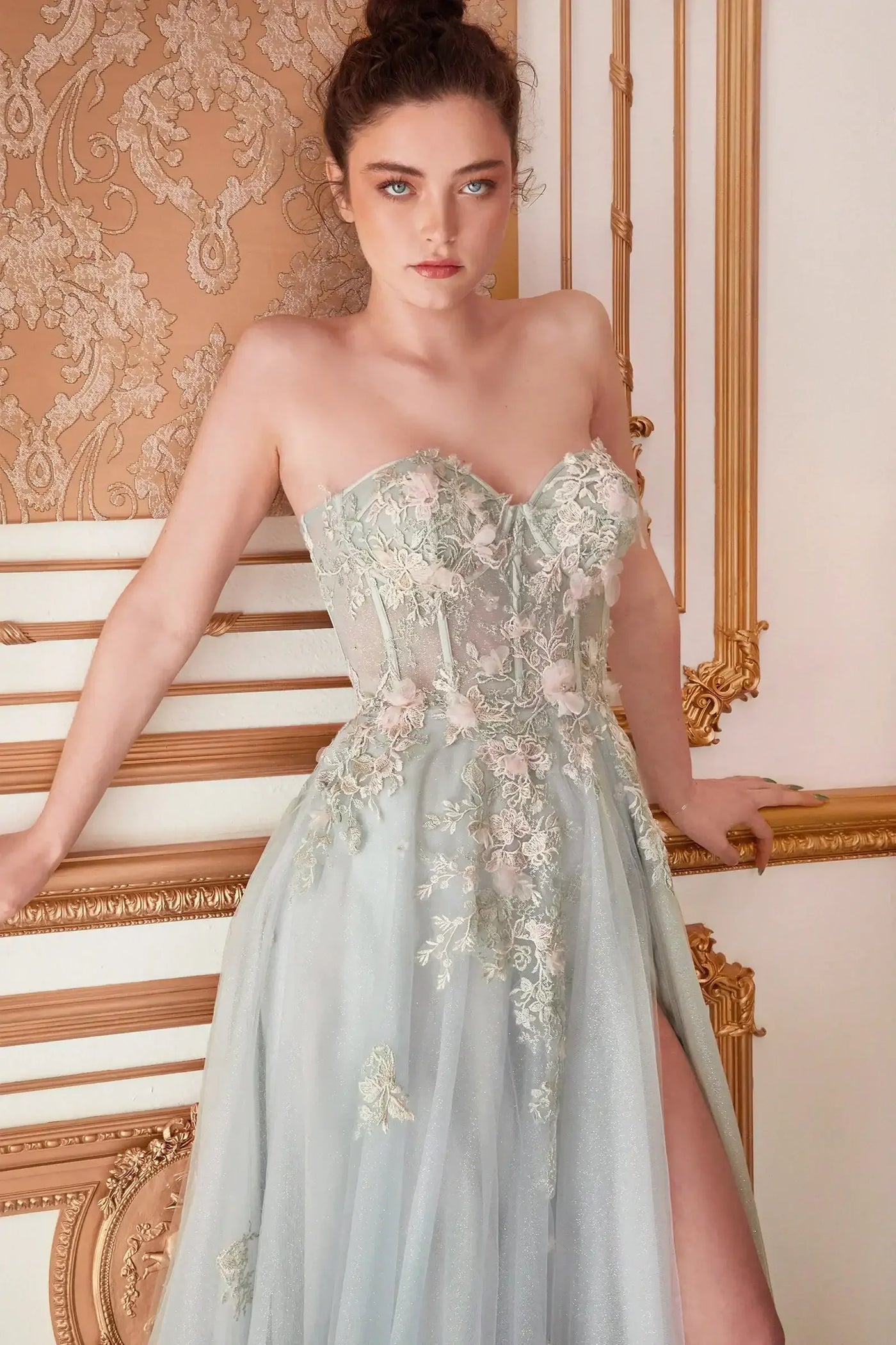 A1089 - Penelope Blossom Gown with Overskirt - Andrea & Leo