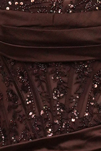 Leah Mini Dress - Lace Corset Satin Homecoming Dress