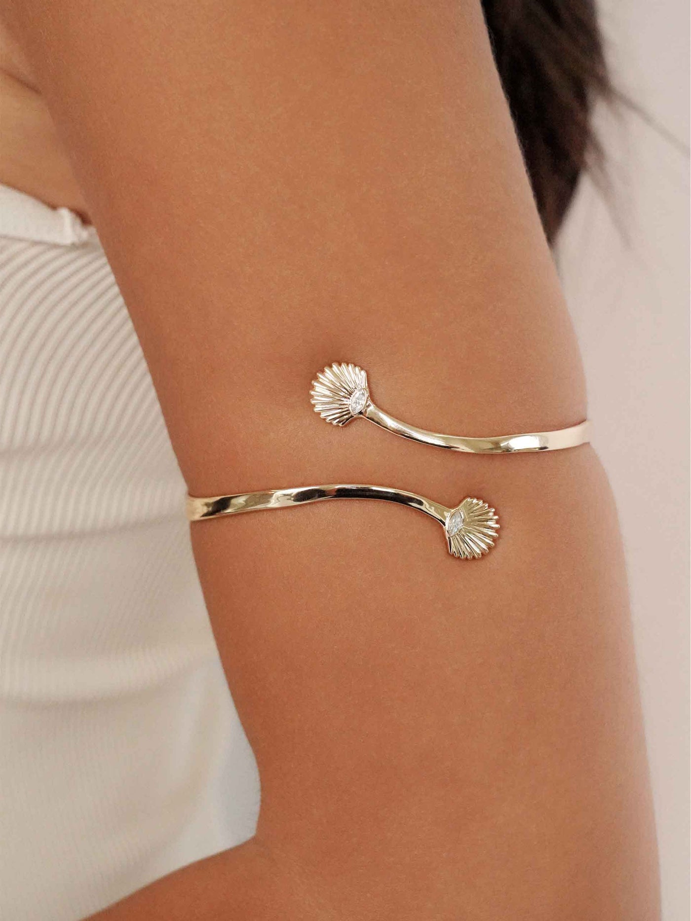 Santorini Shell Arm Cuff