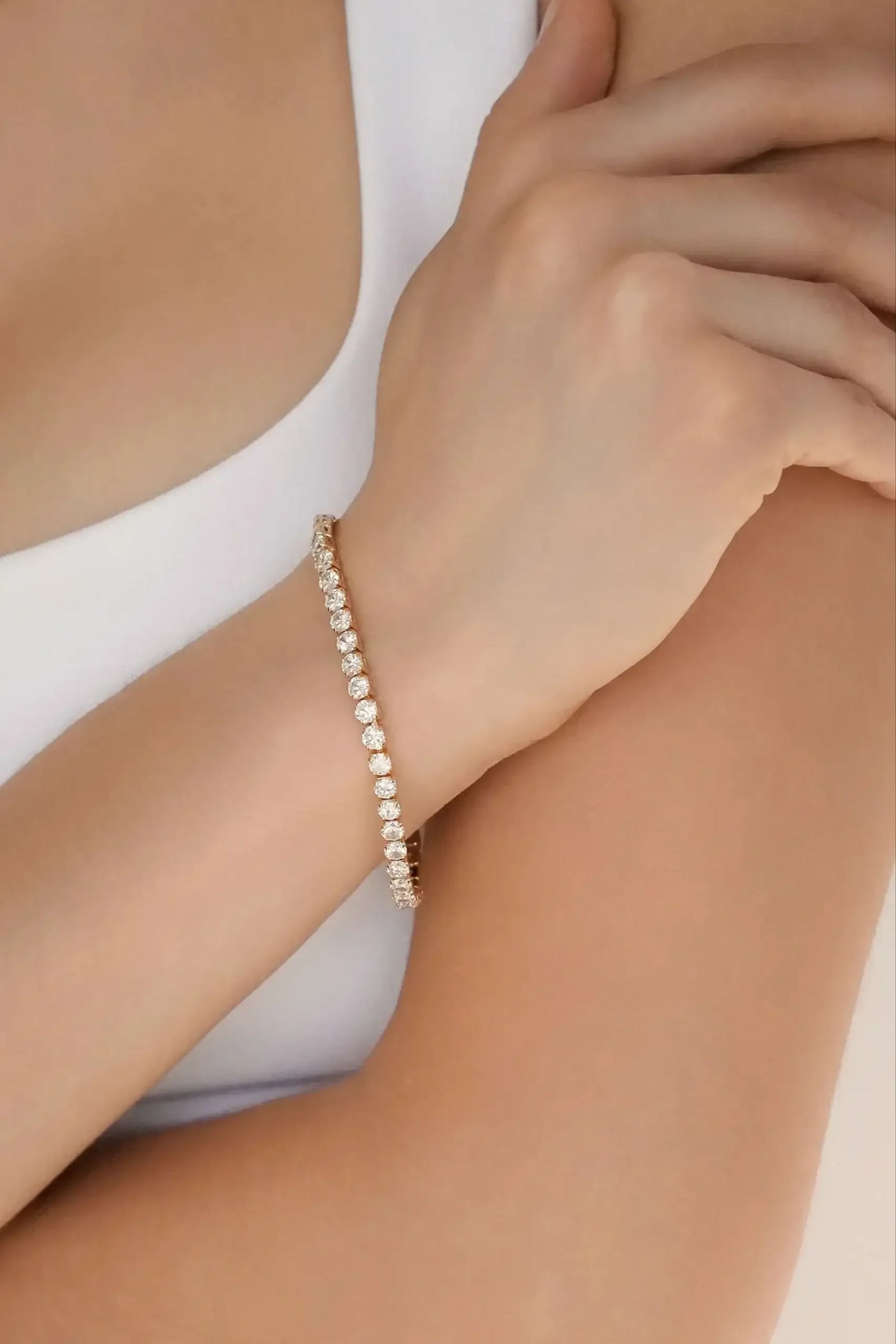Single Row Tennis Bracelet