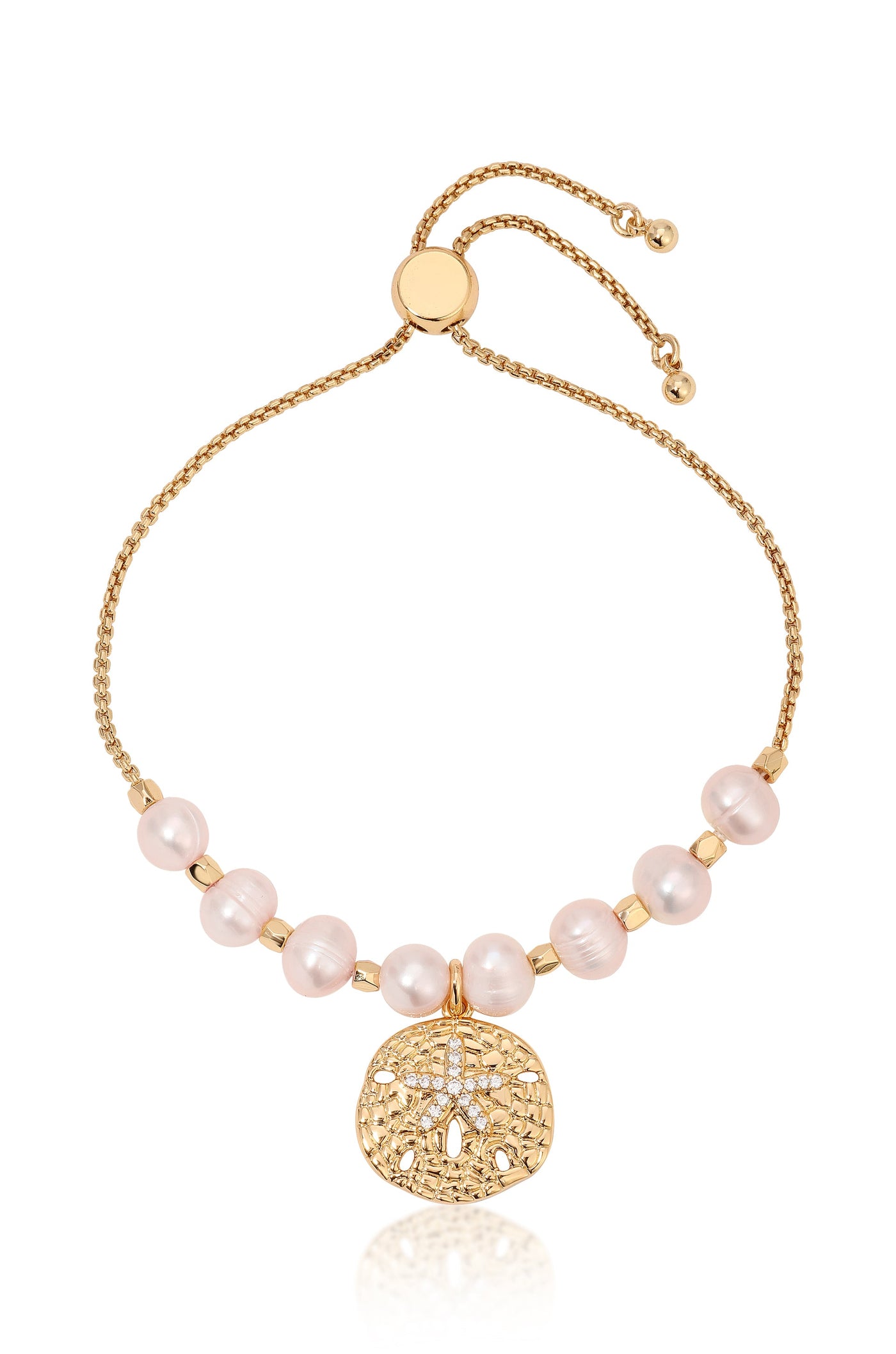 Sand Dollar Adjustable Bracelet