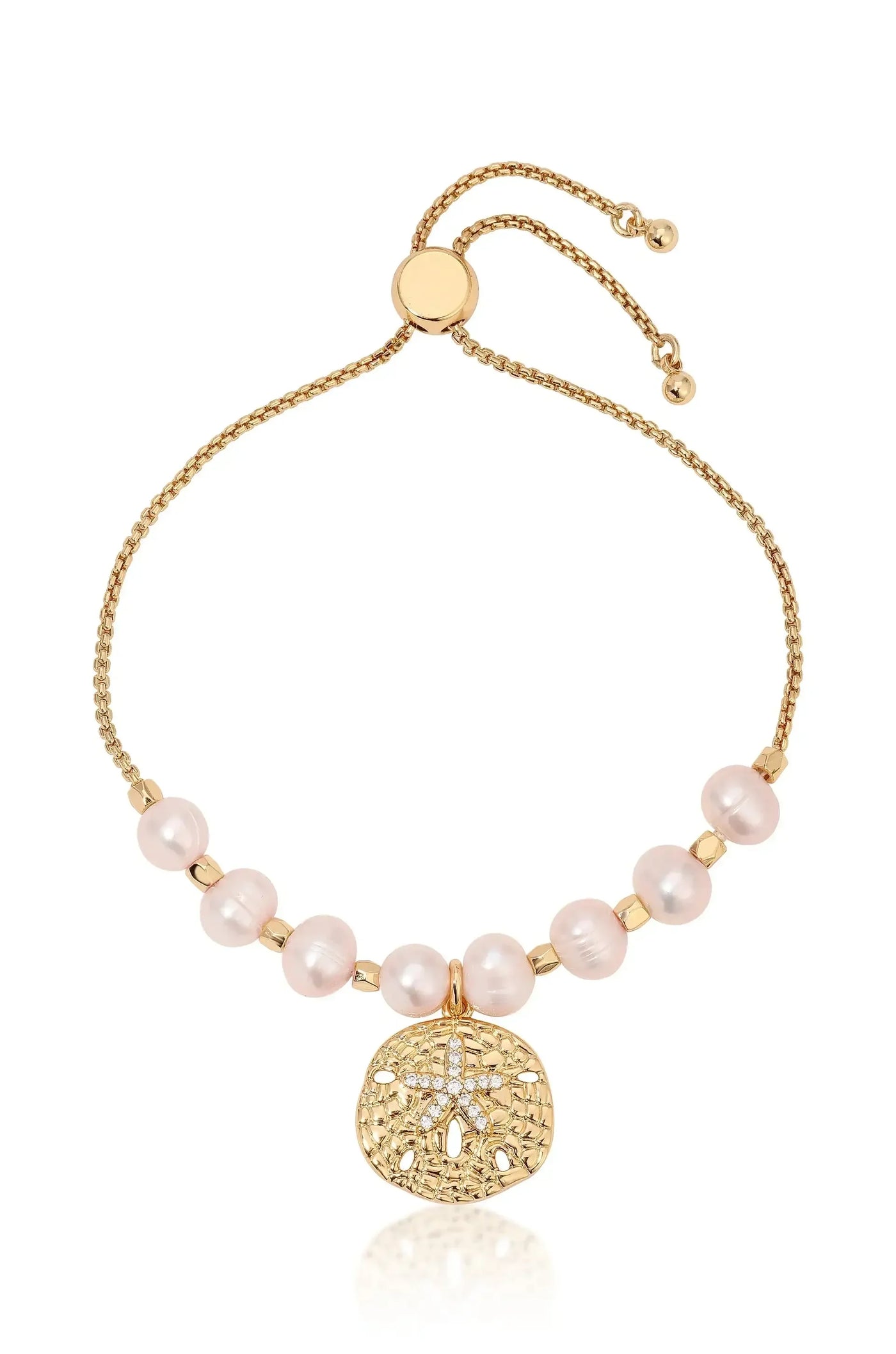 Sand Dollar Adjustable Bracelet