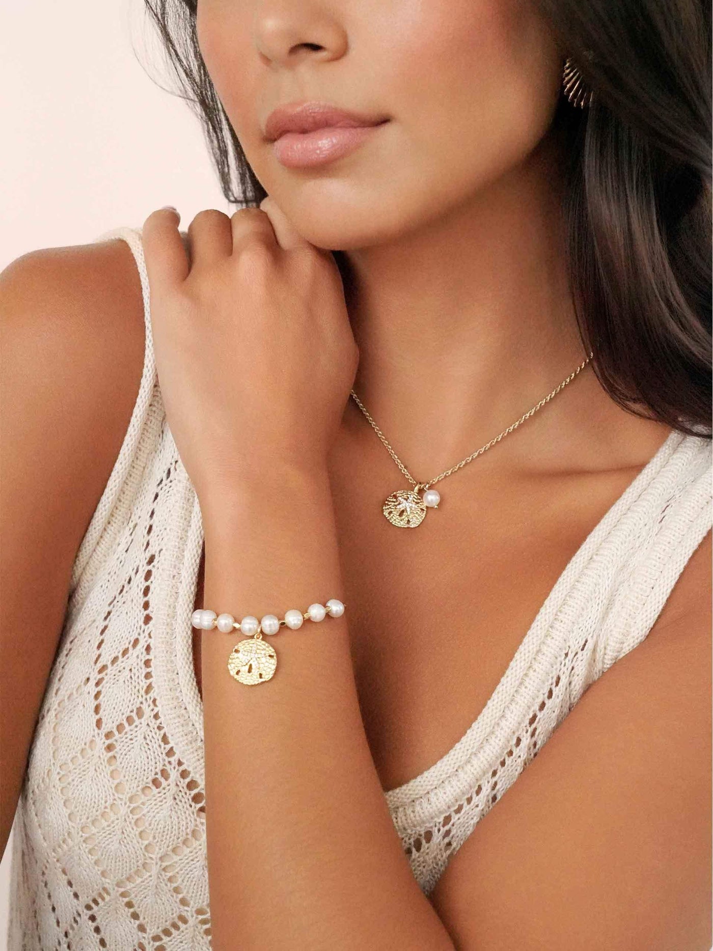 Sand Dollar Charm Necklace