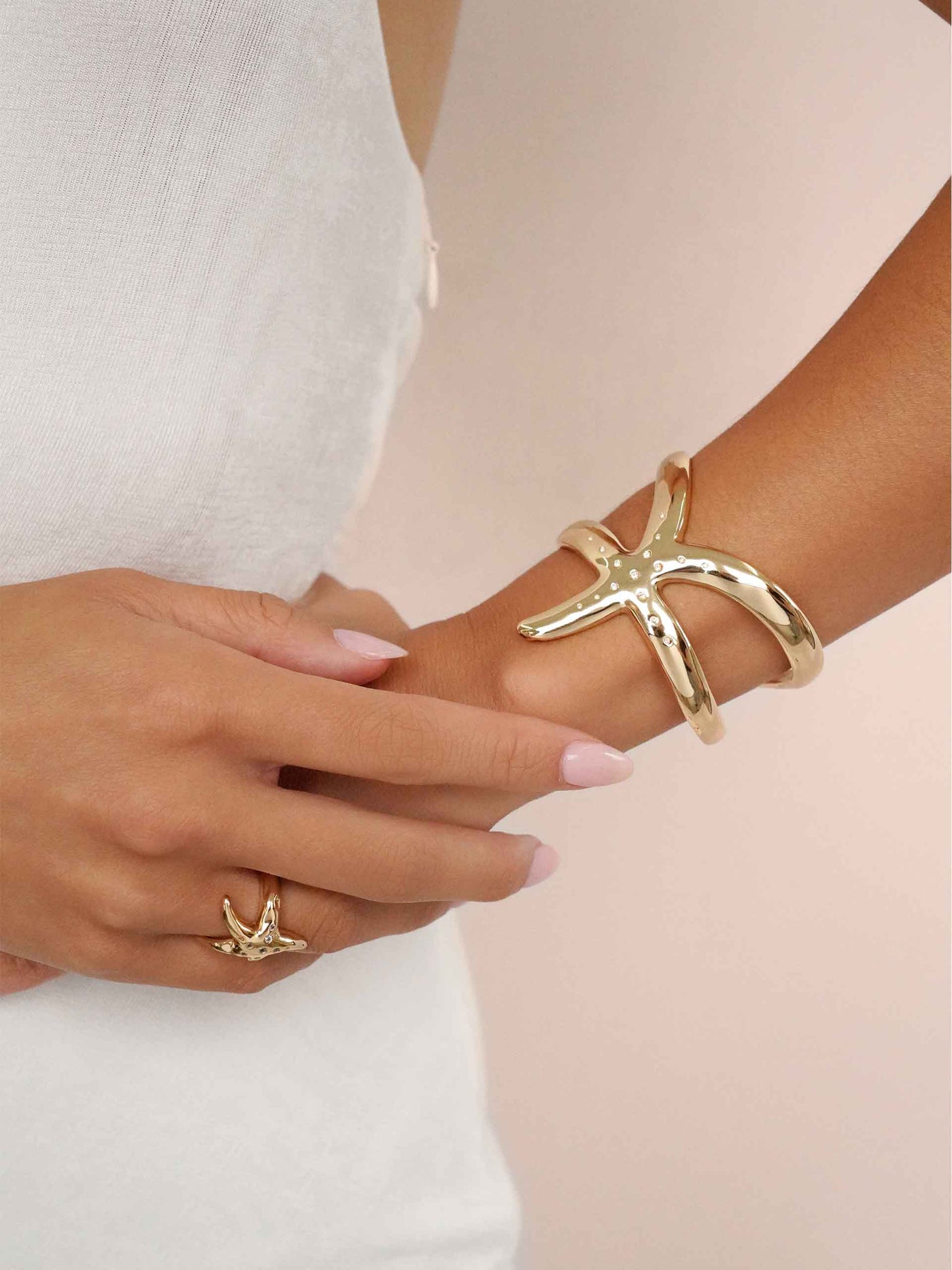 Starfish Luxe Cuff Bracelet