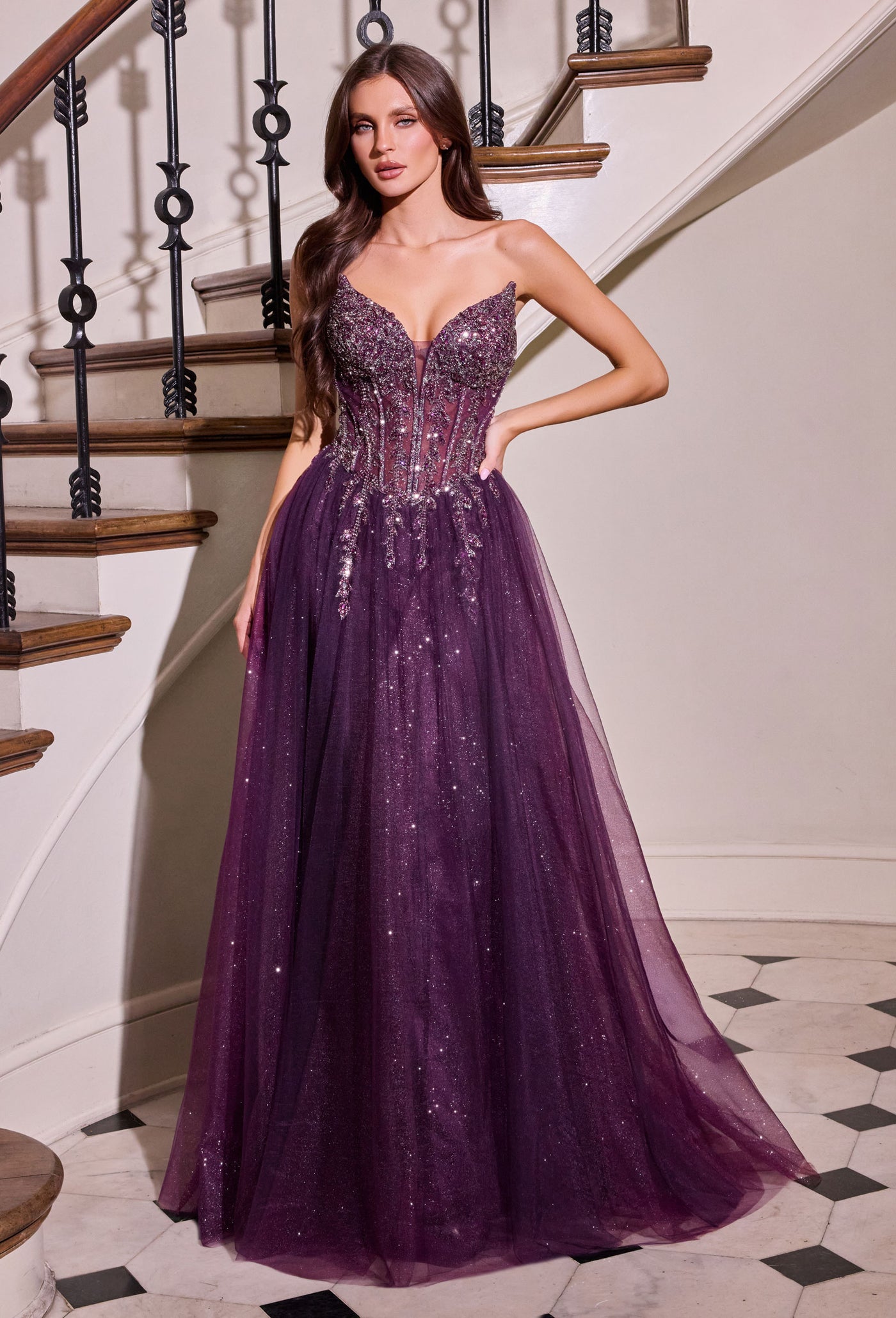 Jolia Gown - A-Line Corset Tulle Dress