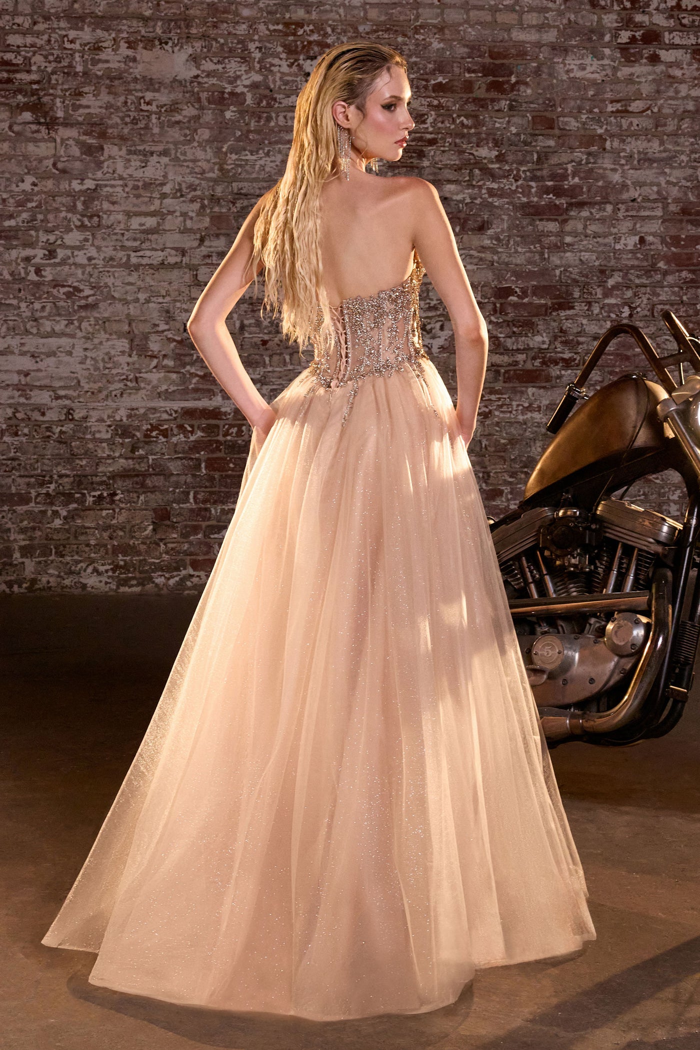 Jolia Gown - A-Line Corset Tulle Dress