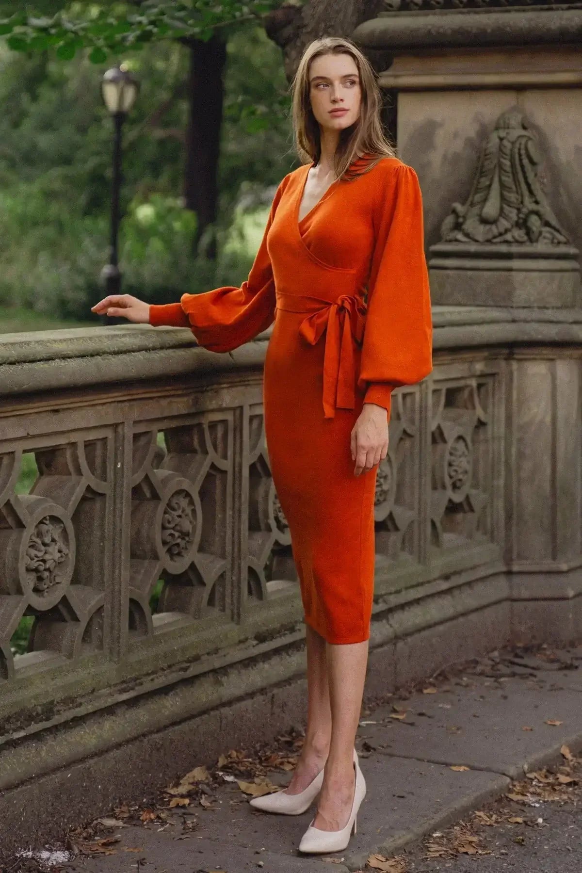 MATILDA MIDI LONG SLEEVE SWEATER DRESS