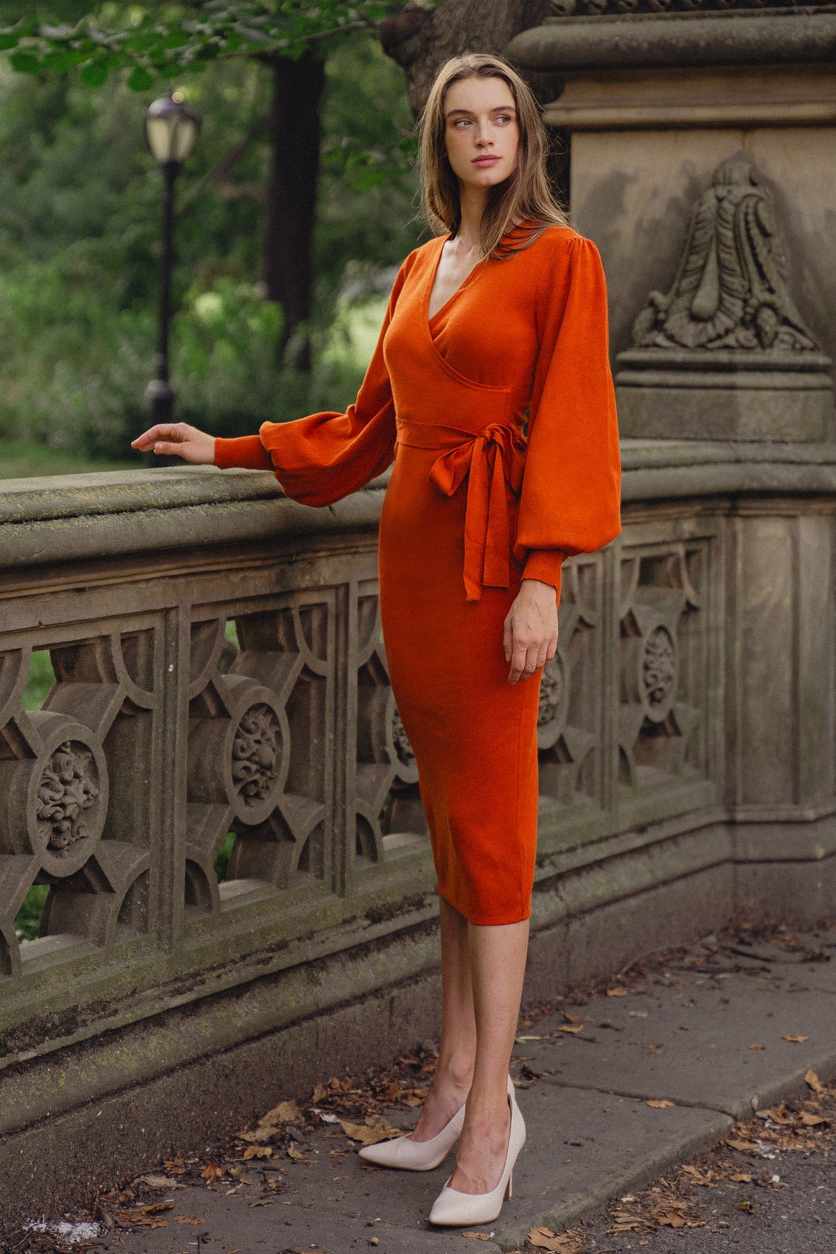 MATILDA MIDI LONG SLEEVE SWEATER DRESS