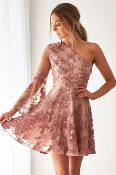 Davina Dress - Embroidery Rose