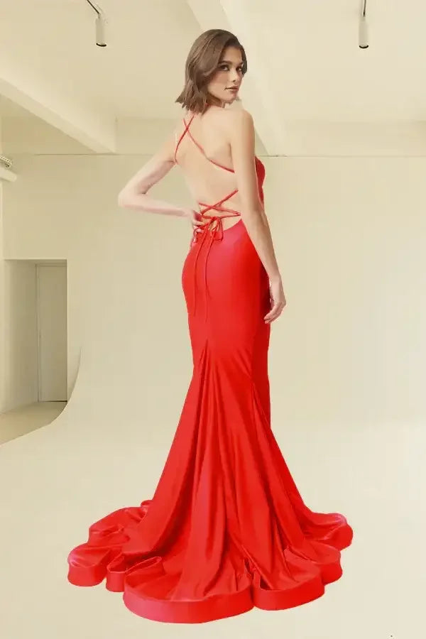 Delaney Gown- Red - FINAL SALE