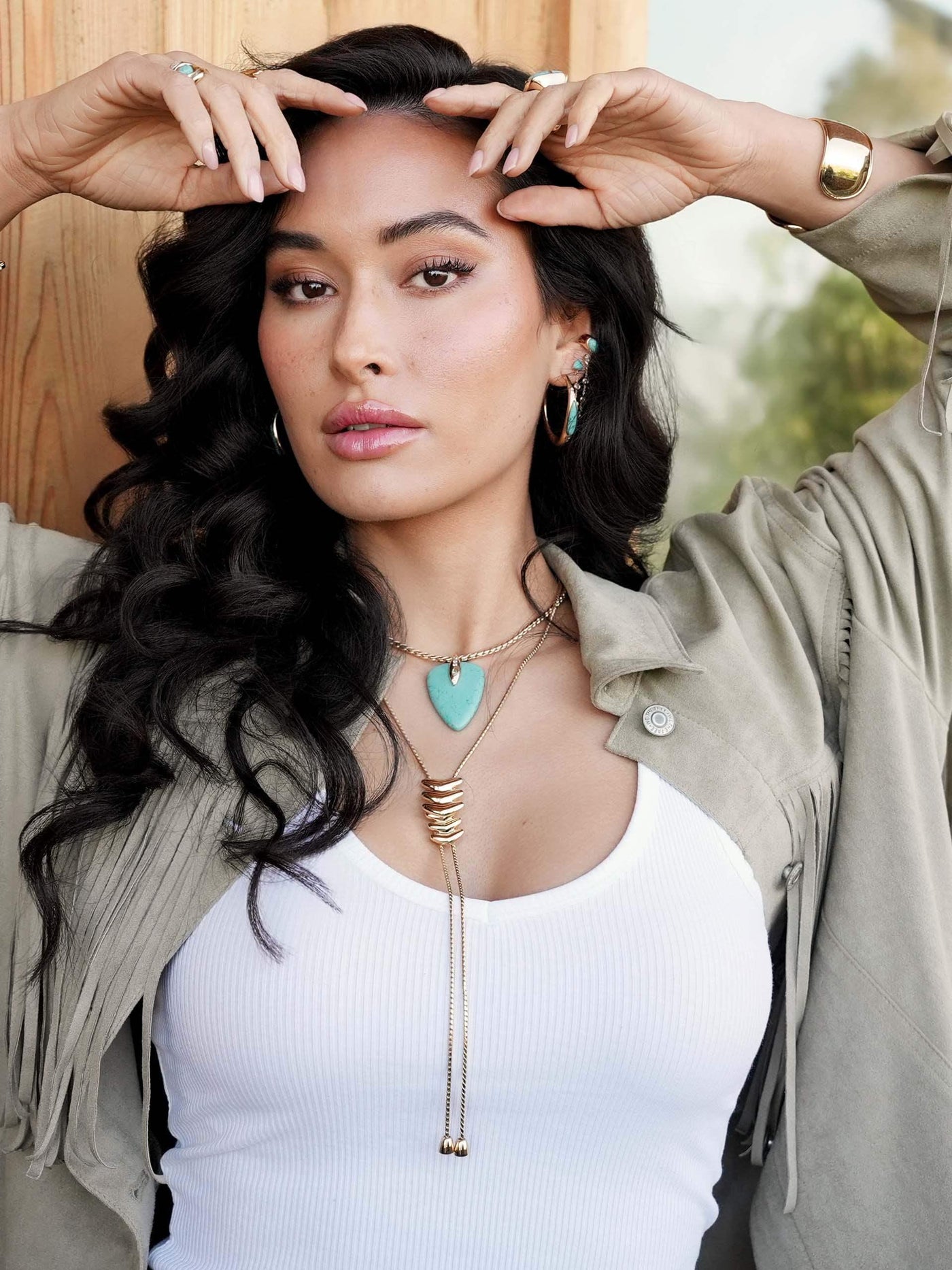 Turquoise Solstice Hoops