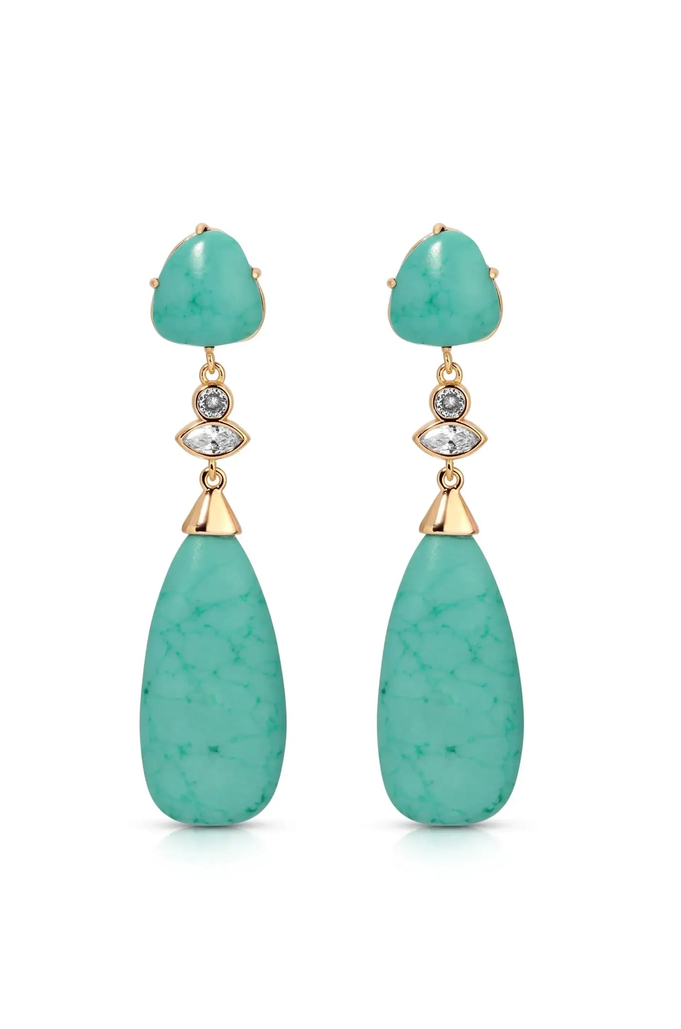 Turquoise Solstice Drop Earrings