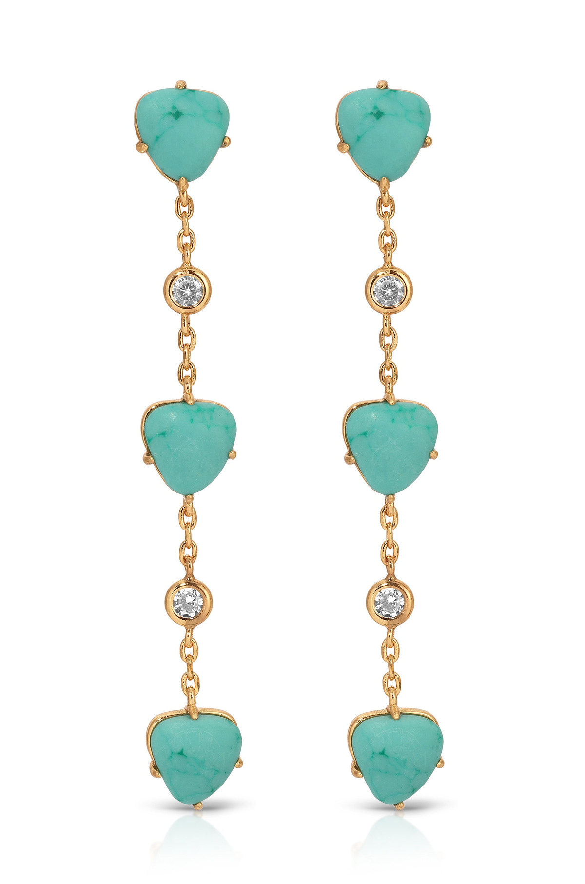 Turquoise Solstice Dangle Earrings