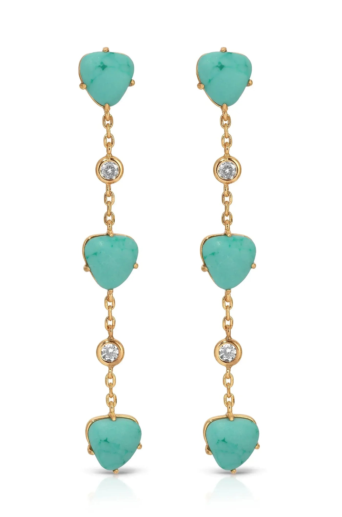 Turquoise Solstice Dangle Earrings
