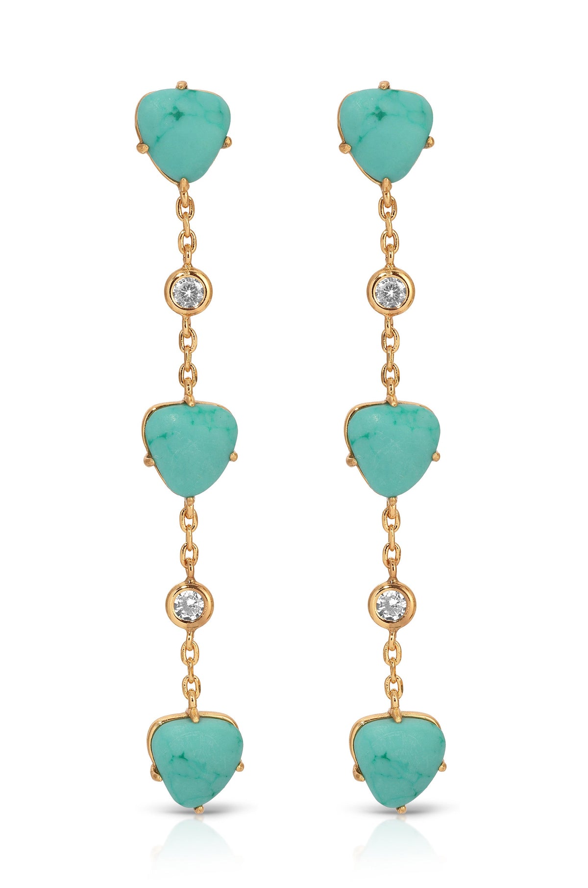 Turquoise Solstice Dangle Earrings