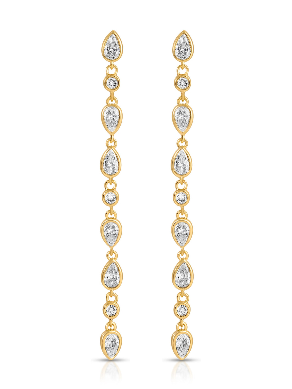 Crystal Rainfall Earrings
