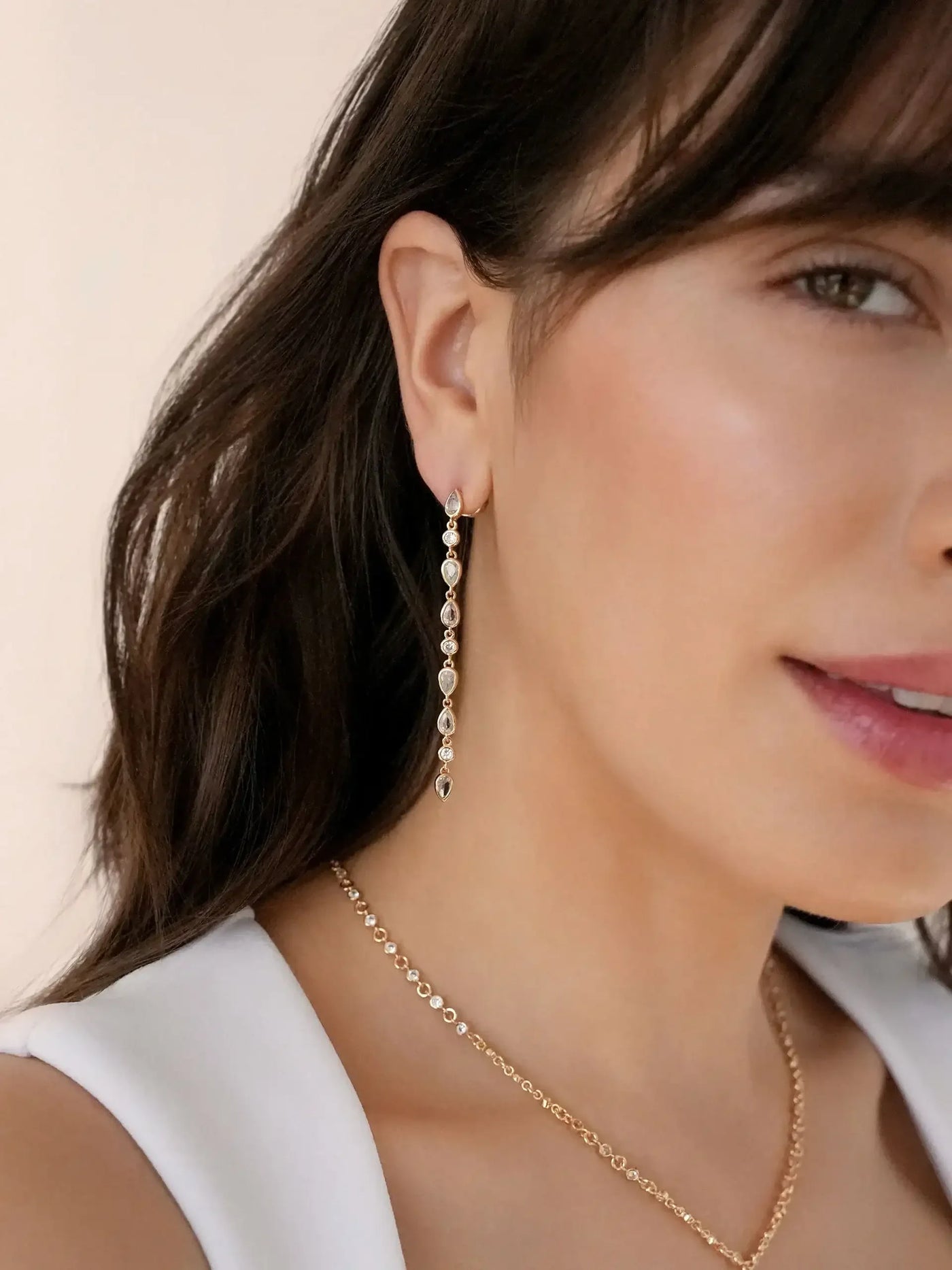 Crystal Rainfall Earrings