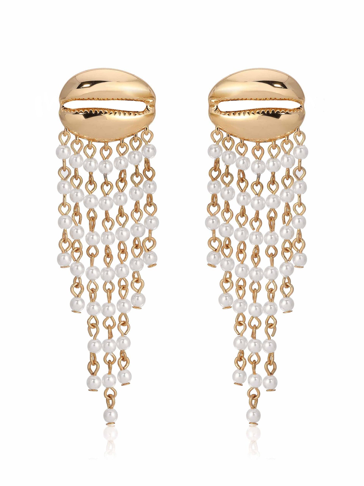 Mykonos Shell Dangle Earrings