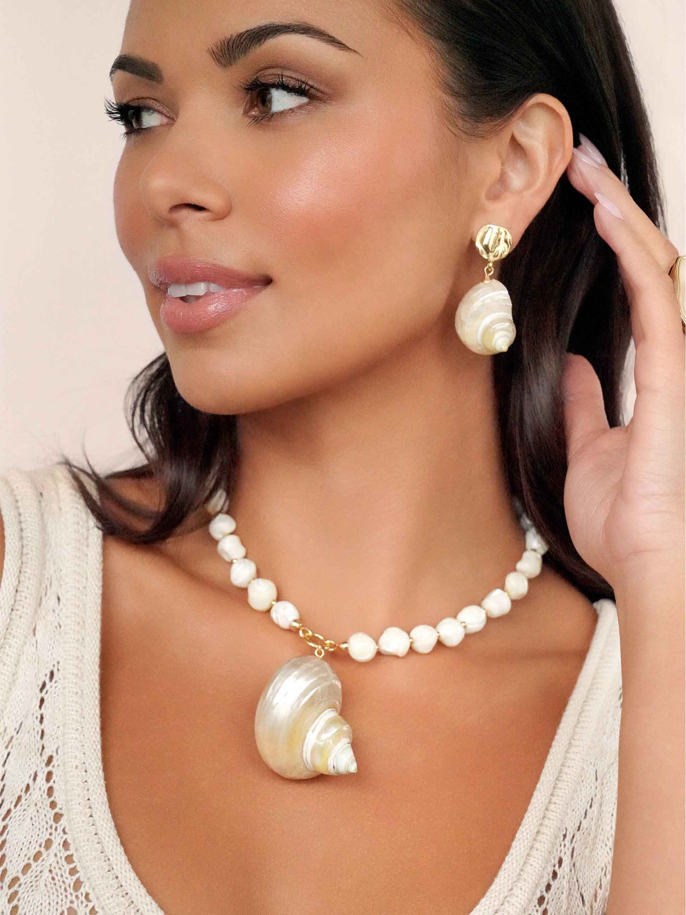 Sunken Treasure Shell Earrings