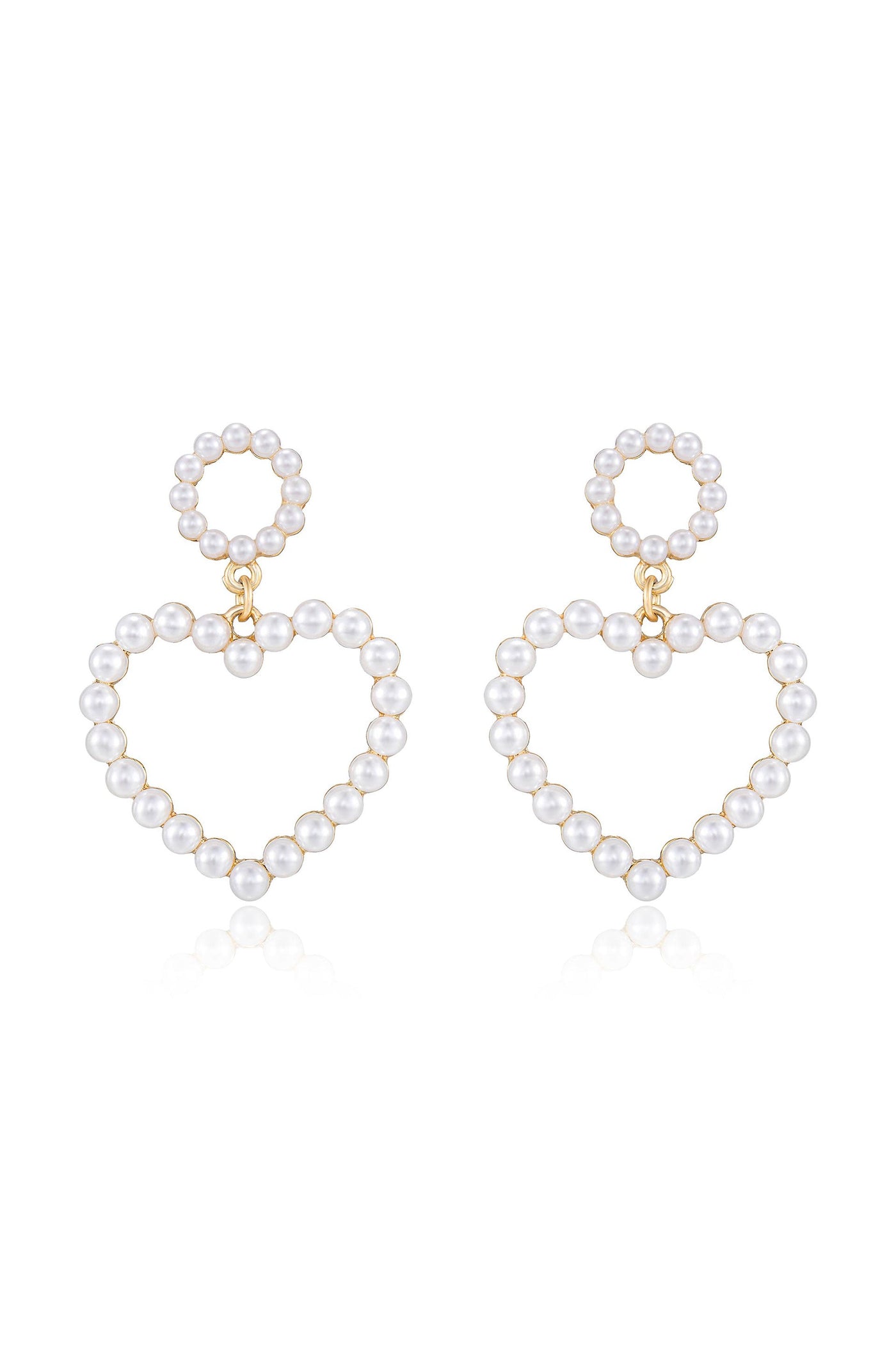 Loving Pearl Heart & Earrings