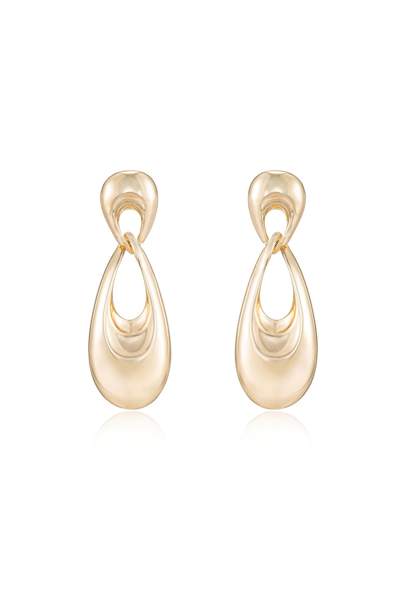 Infinity Earrings Gold Plated