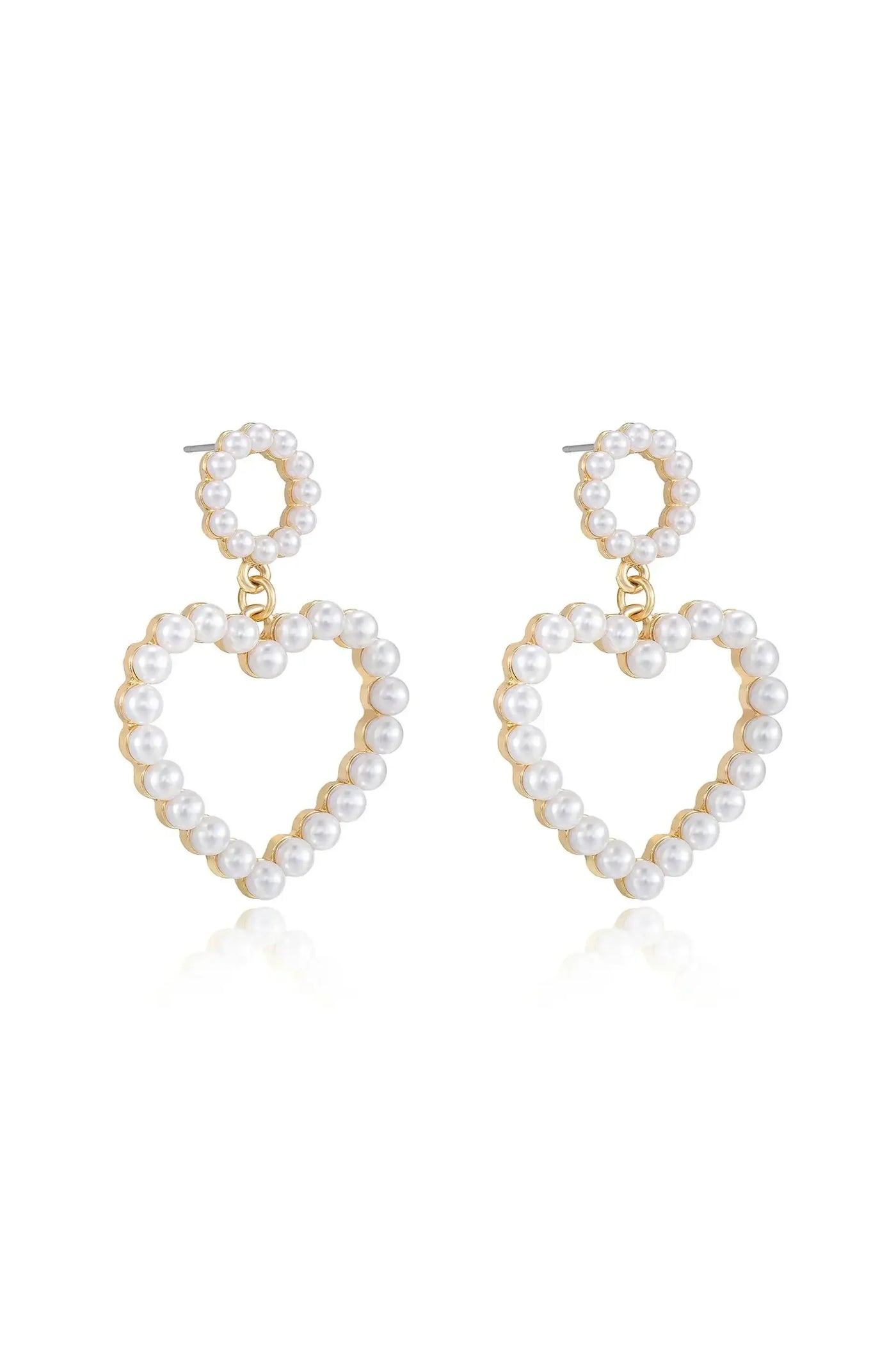 Loving Pearl Heart & Earrings