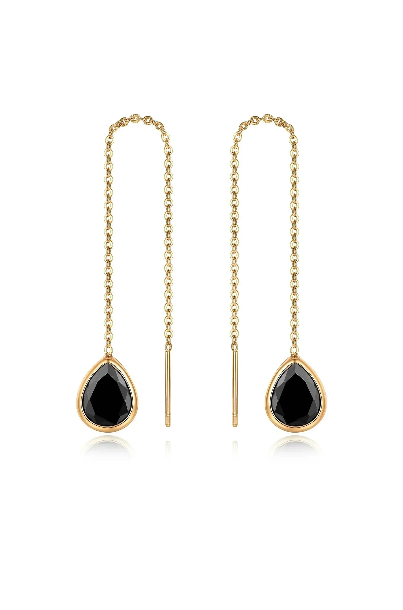 Barely There Chain and Crystal Dangle Earrings