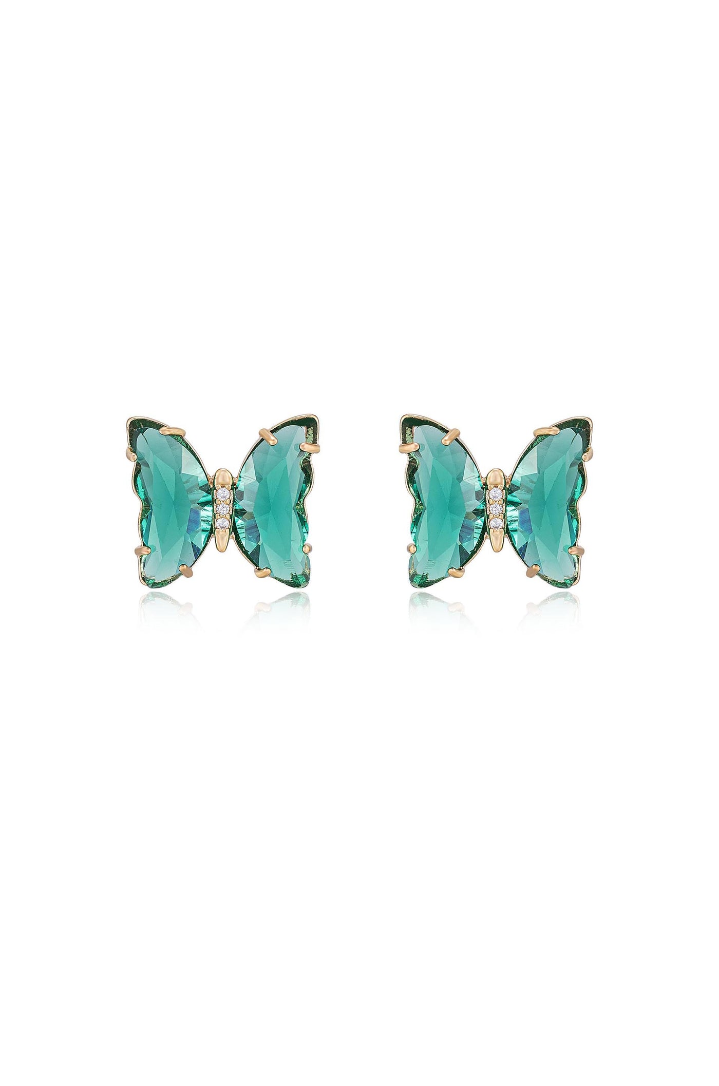 Flutter Away Crystal Earrings