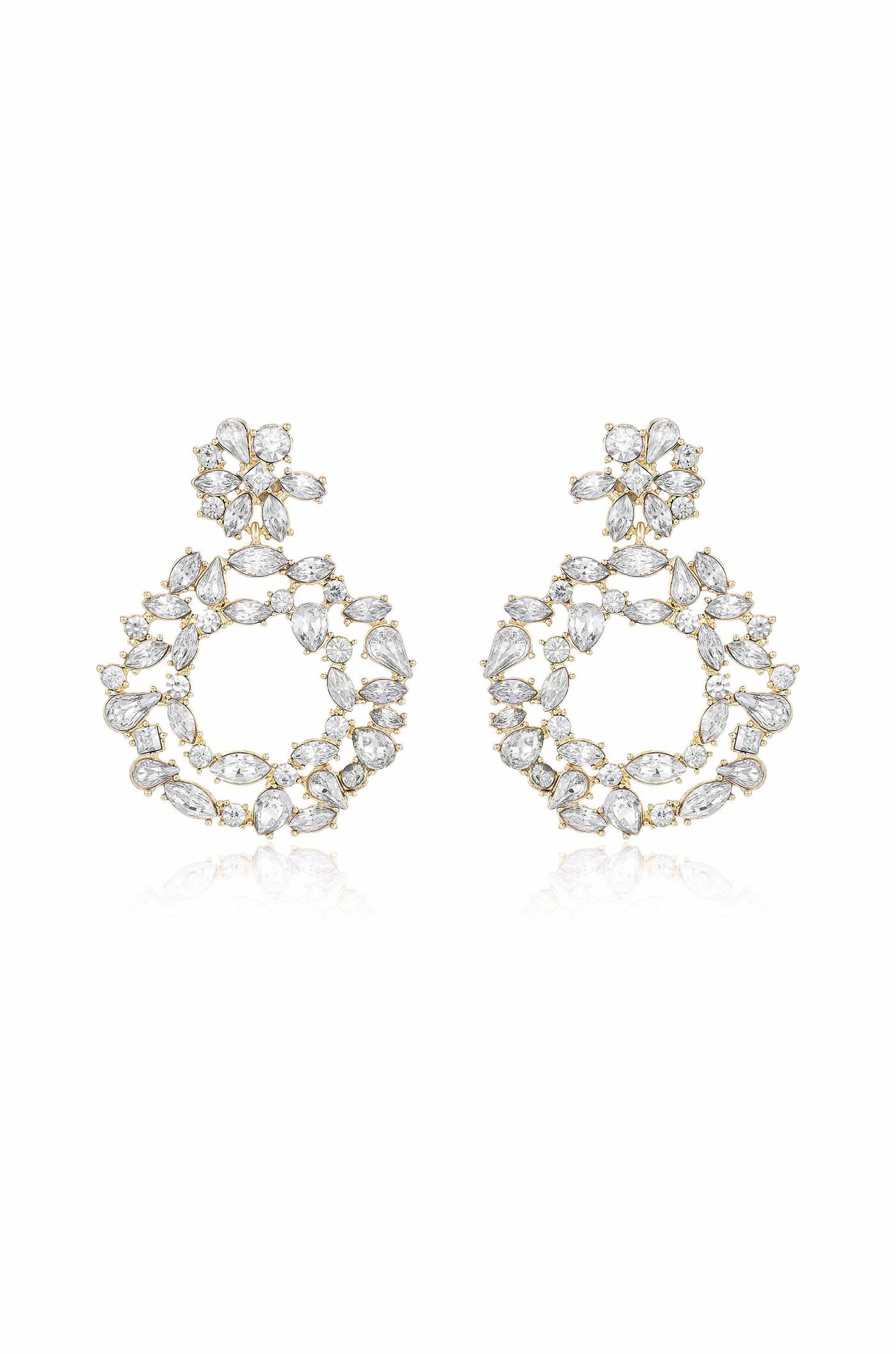 Crystal Bouquet Earrings