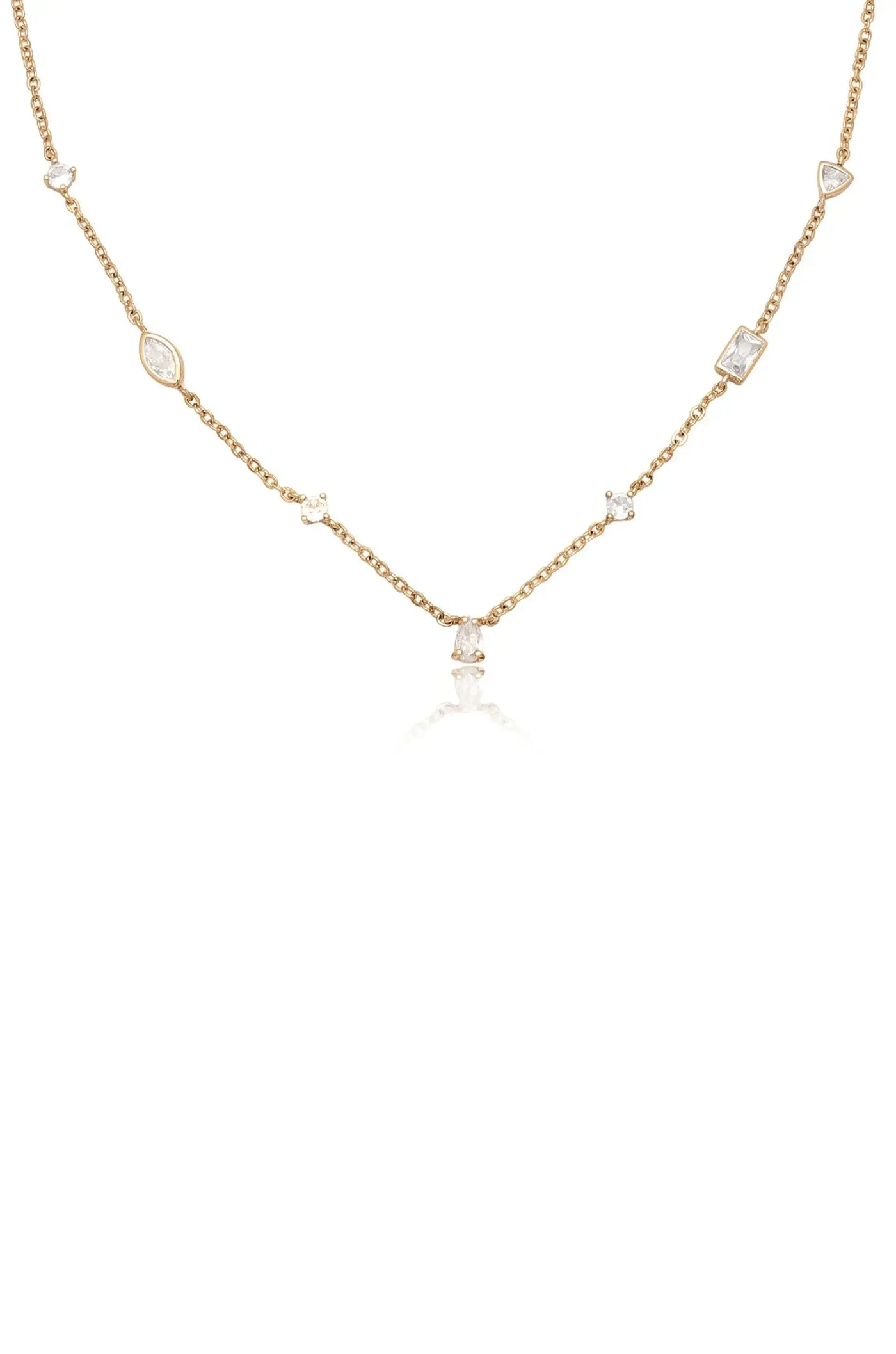 Shapely Crystals Necklace