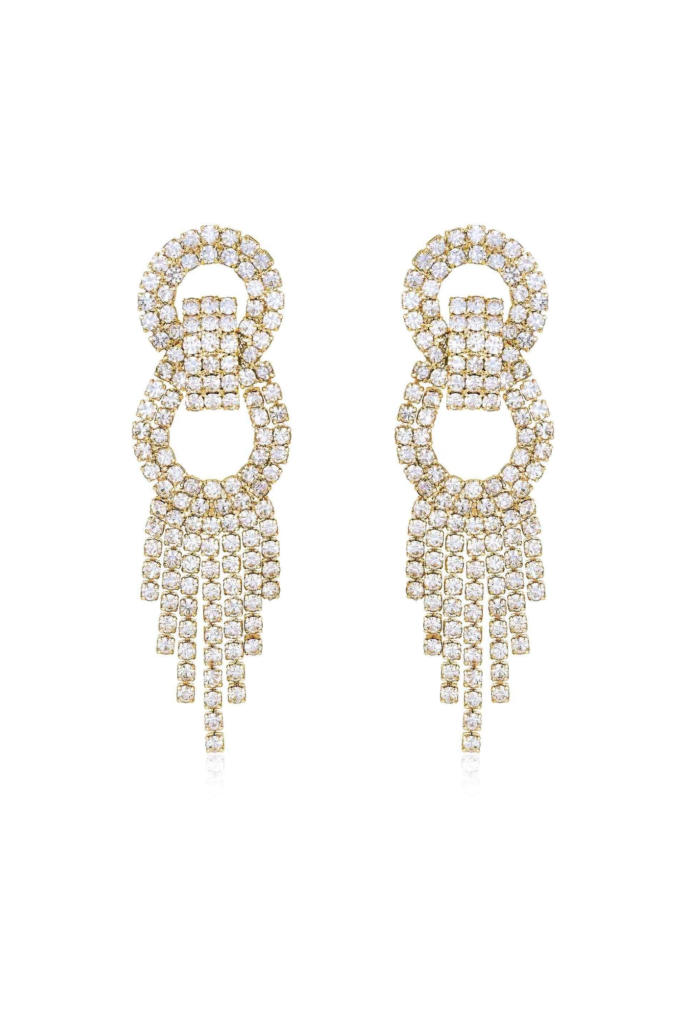 Crystal Gatsby Statement Earrings