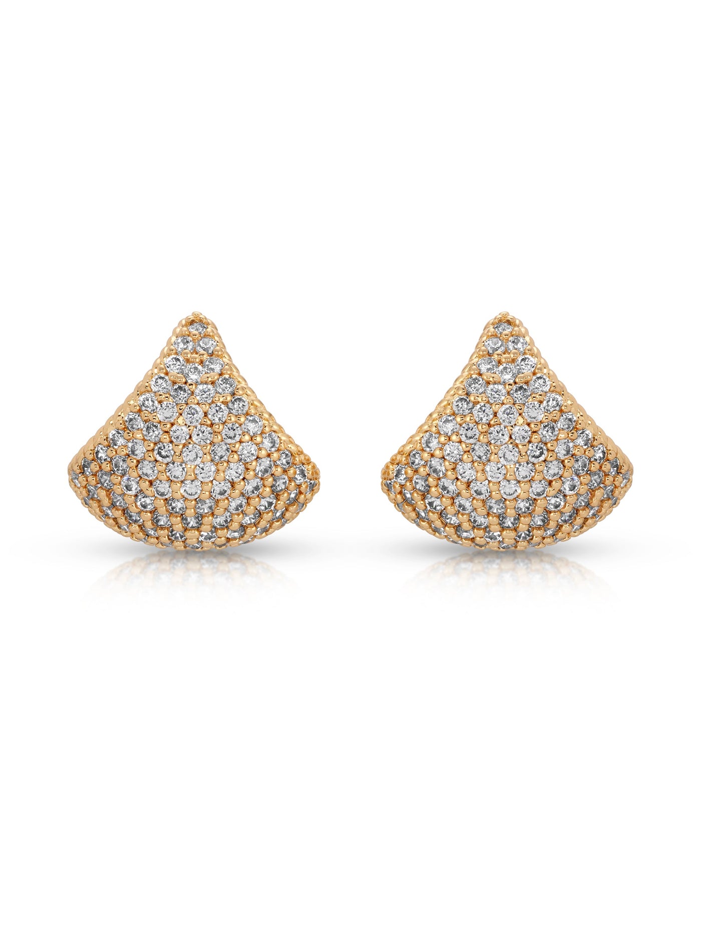 Pavé Encrusted Huggie Hoops