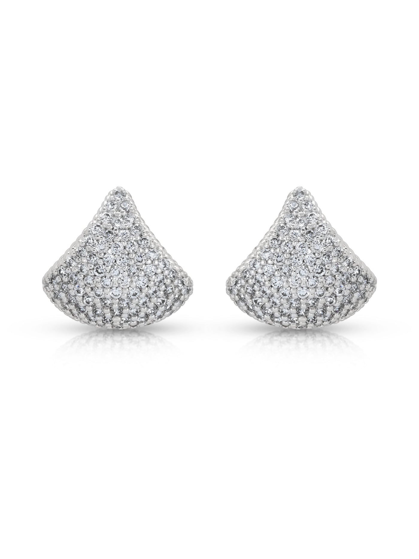 Pavé Encrusted Huggie Hoops