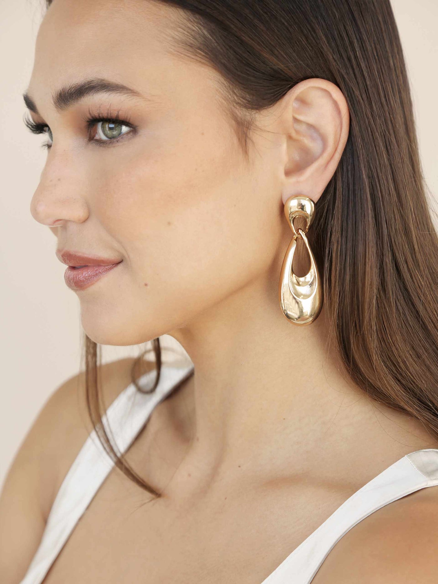 Infinity Earrings Gold Plated