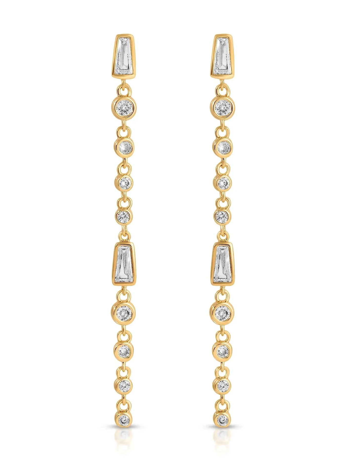 Crystal Linear Earrings