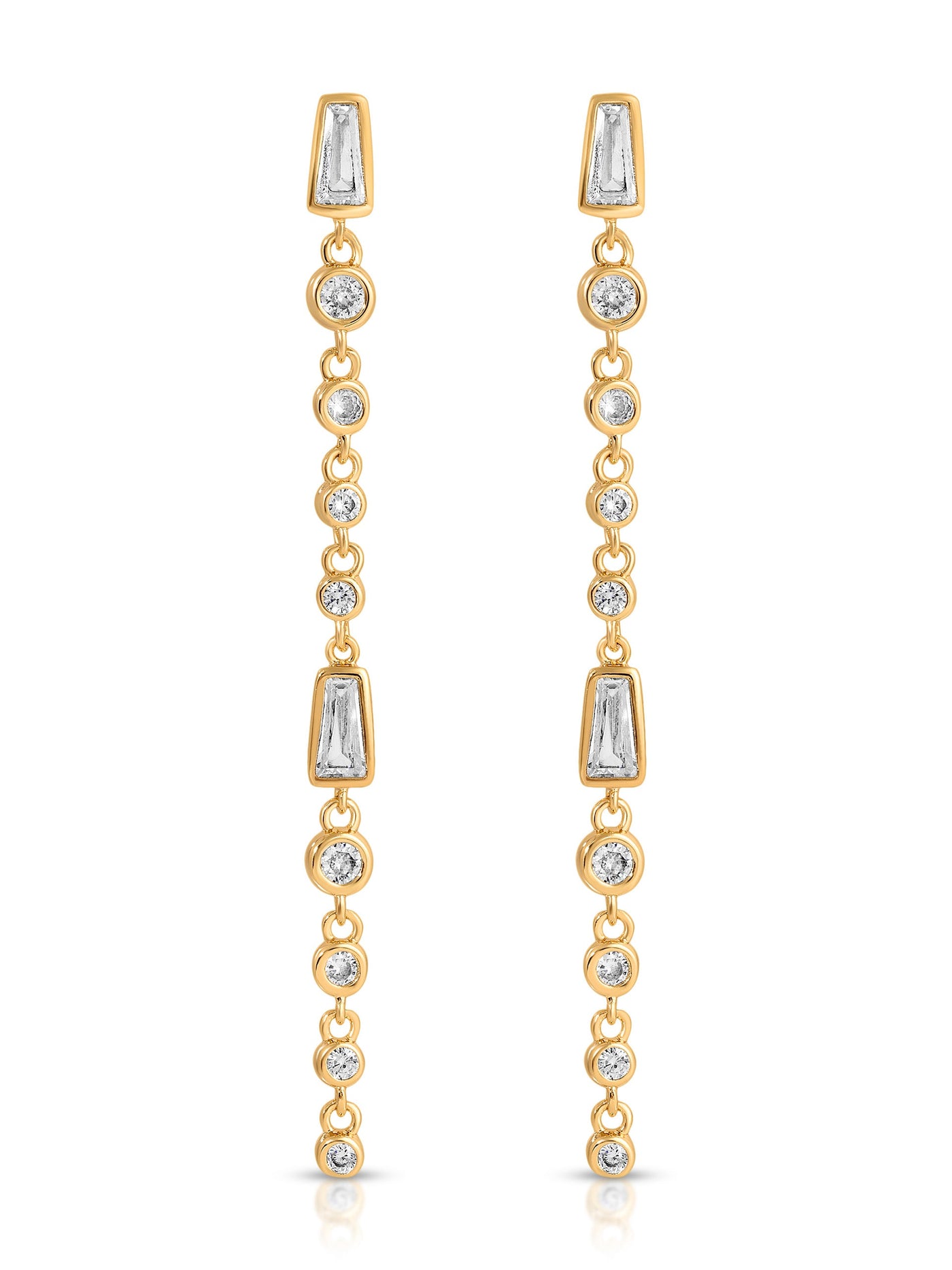 Crystal Linear Earrings