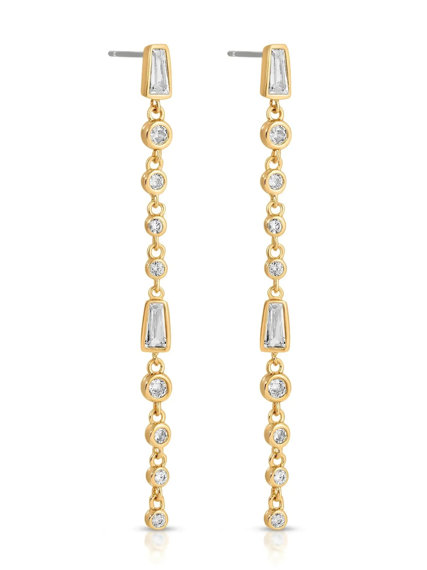 Crystal Linear Earrings